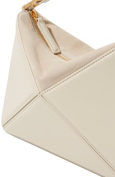 Женская сумка flex mini MLOUYE кремвого цвета, арт. 10-057 | Фото 3 (Сумки-технические: Сумки top-handle; Материал: Натуральная кожа; Размер: mini)