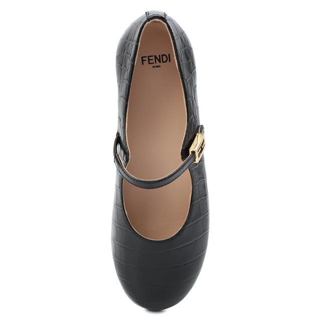 Кожаные туфли Fendi JFR321/TC3/32-39 Фото 4