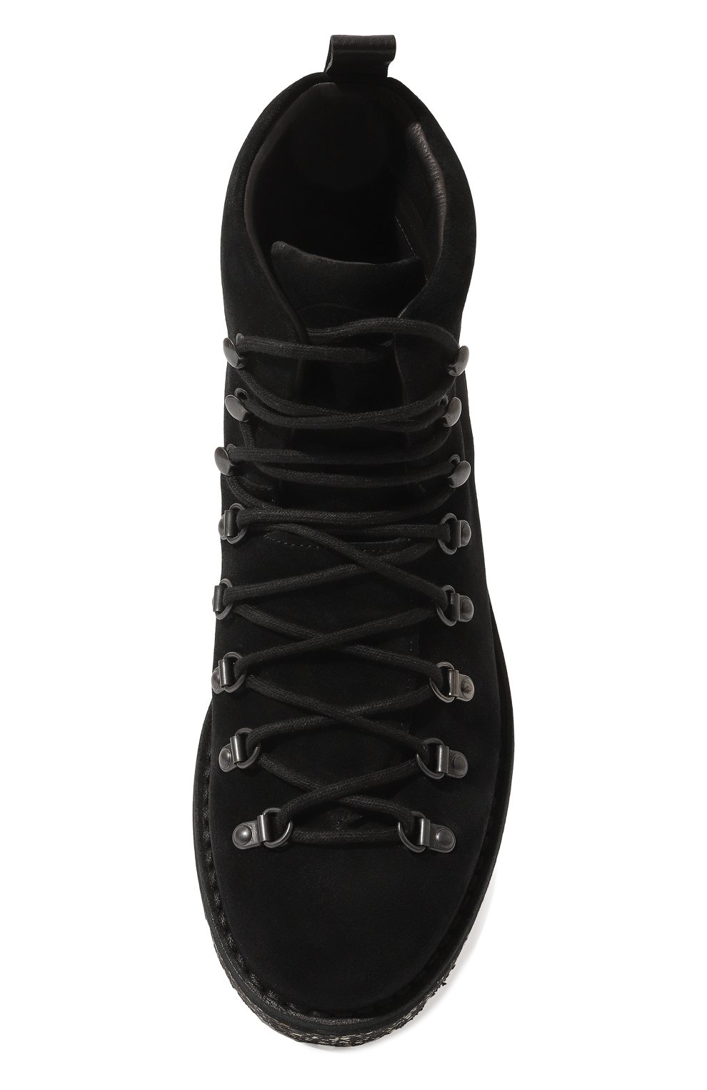 Мужские черные замшевые ботинки FRACAP купить в интернет-магазине ЦУМ, арт.M120 ALT0/SUEDE MIMETIC/LISTIN0