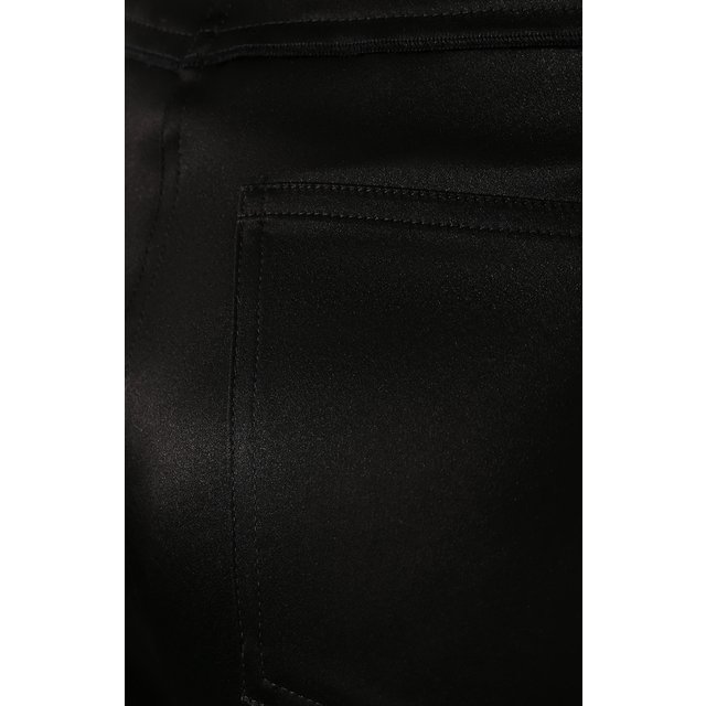 Брюки Nanushka  MARFA_BLACK_SLIP SATIN Фото 5