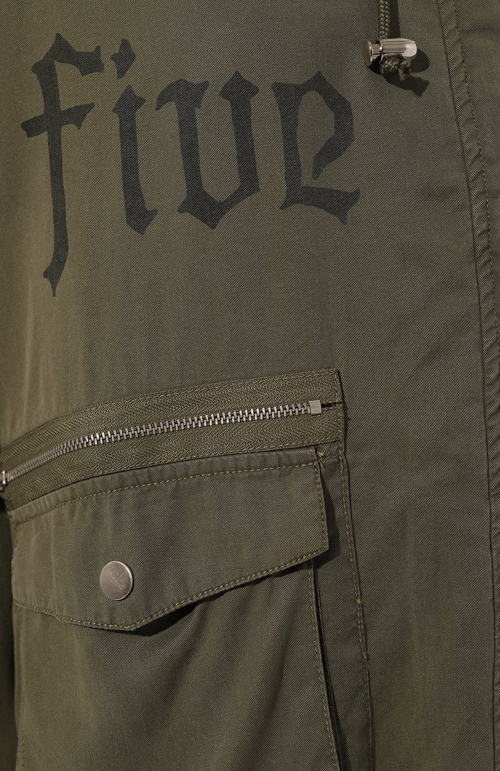 Женская куртка 5PREVIEW хаки цвета, арт. 5PWSP23025 | Фото 5 (Кросс-КТ: Куртка; Рукава: Длинные; Материал сплава: Проставлено; Стили: Спорт-шик; Драгоценные камни: Проставлено; Длина (верхняя одежда): Короткие; Материал внешний: Растите�льное волокно)