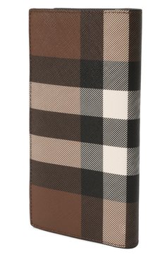 Мужской портмоне BURBERRY коричневого цвета, арт. 8039004 | Фото 2 (Материал: Экокожа; Материал сплава: Проставлено; Нос: Не проставлено)