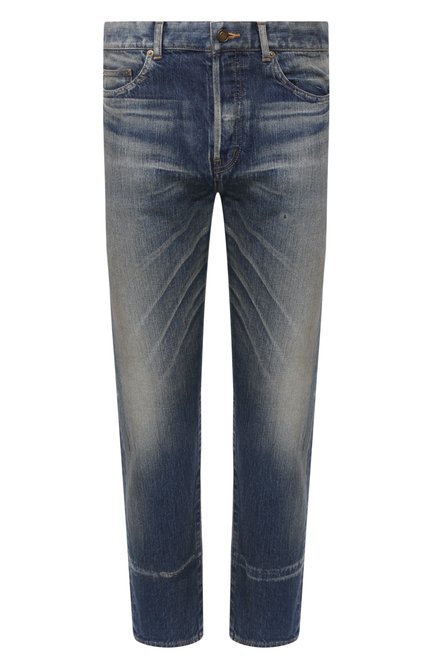 Мужские джинсы SAINT LAURENT синего цвета по цене 83950 руб., арт. 625675/Y945Q | Фото 1