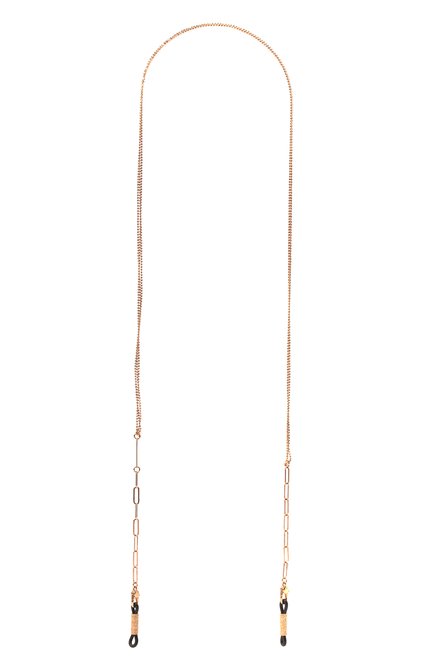 Женские цепочка для очков BRUNELLO CUCINELLI золотого цвета по цене 62500 руб., арт. M0CW00004 | Фото 1