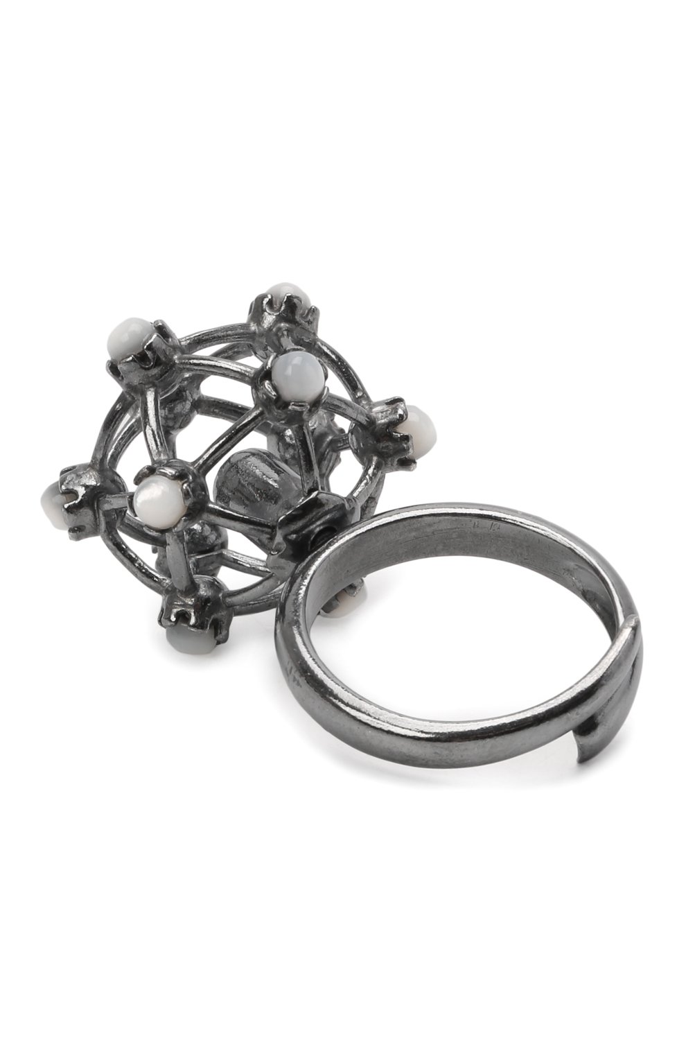 Женское кольц о MIDGARD PARIS серебряного цвета, арт. 5526 | Фото 3 (Региональные ограничения белый список (Axapta Mercury): RU; Материал: Металл)