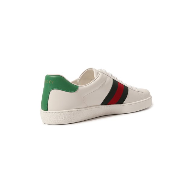 фото Кожаные кеды ace gucci