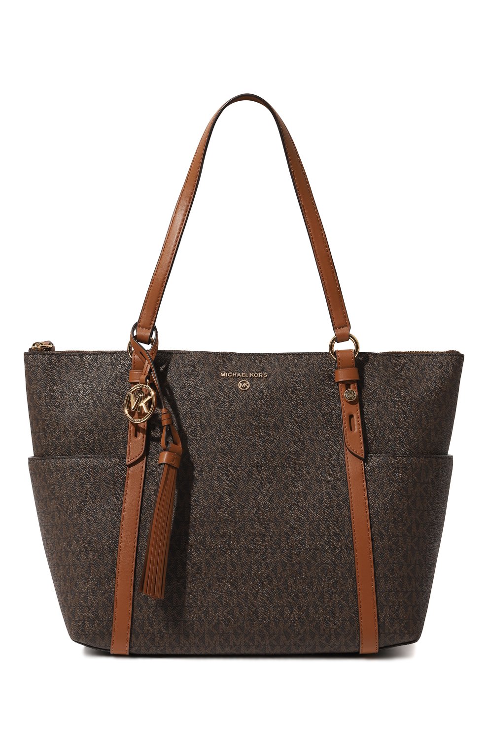 Женский темно-коричневый сумка-тоут sullivan large MICHAEL MICHAEL KORS ...