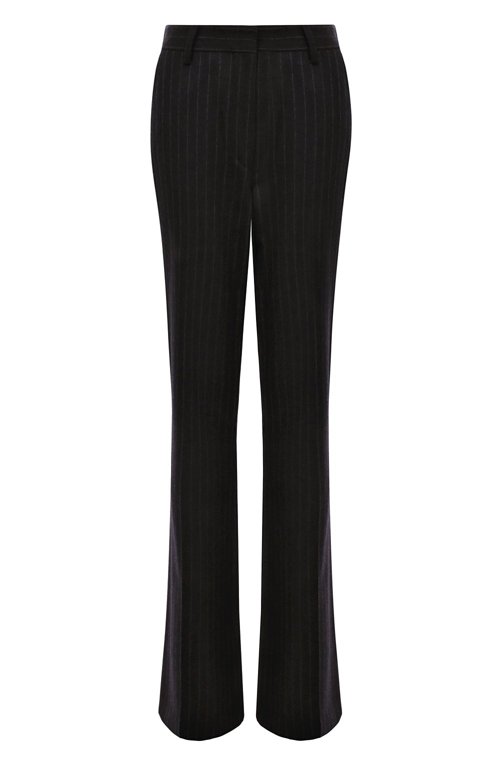 Женские шерстяные брюки DRIES VAN NOTEN серого цвета, арт. 232-010923-7180 | Фото 1 (Длина (брюки, джинсы): Удлиненные; Материал внешний: Шерсть; Женское Кросс-КТ: Брюки-одежда; Материал сплава: Проставлено; Силуэт Ж (брюки и джинсы): Расклешенные; Драгоценные камни: Проставлено; Стили: Кэжуэл)