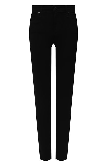 Женские джинсы legging ankle AG черного цвета, арт. SPB1389/SBA/MX | Фото 1 (Длина (брюки, джинсы): Стандартные; Материал внешний: Вискоза, Деним; Кросс-КТ: Деним; Стили: Кэжуэл)