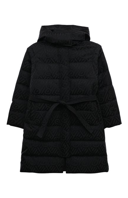 Детского пуховая куртка YVES SALOMON ENFANT черного цвета по цене 68050 руб., арт. 23WEM002XXD0XW/12-14 | Фото 1