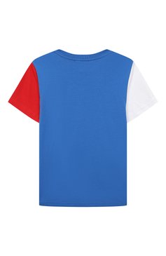 Детская хлопковая футболка DIESEL синего цвета, арт. J01296/0DAYD | Фото 2 (Материал сплава: Проставлено; Материал внешний: Хлопок; Драгоценные камни: Проставлено)
