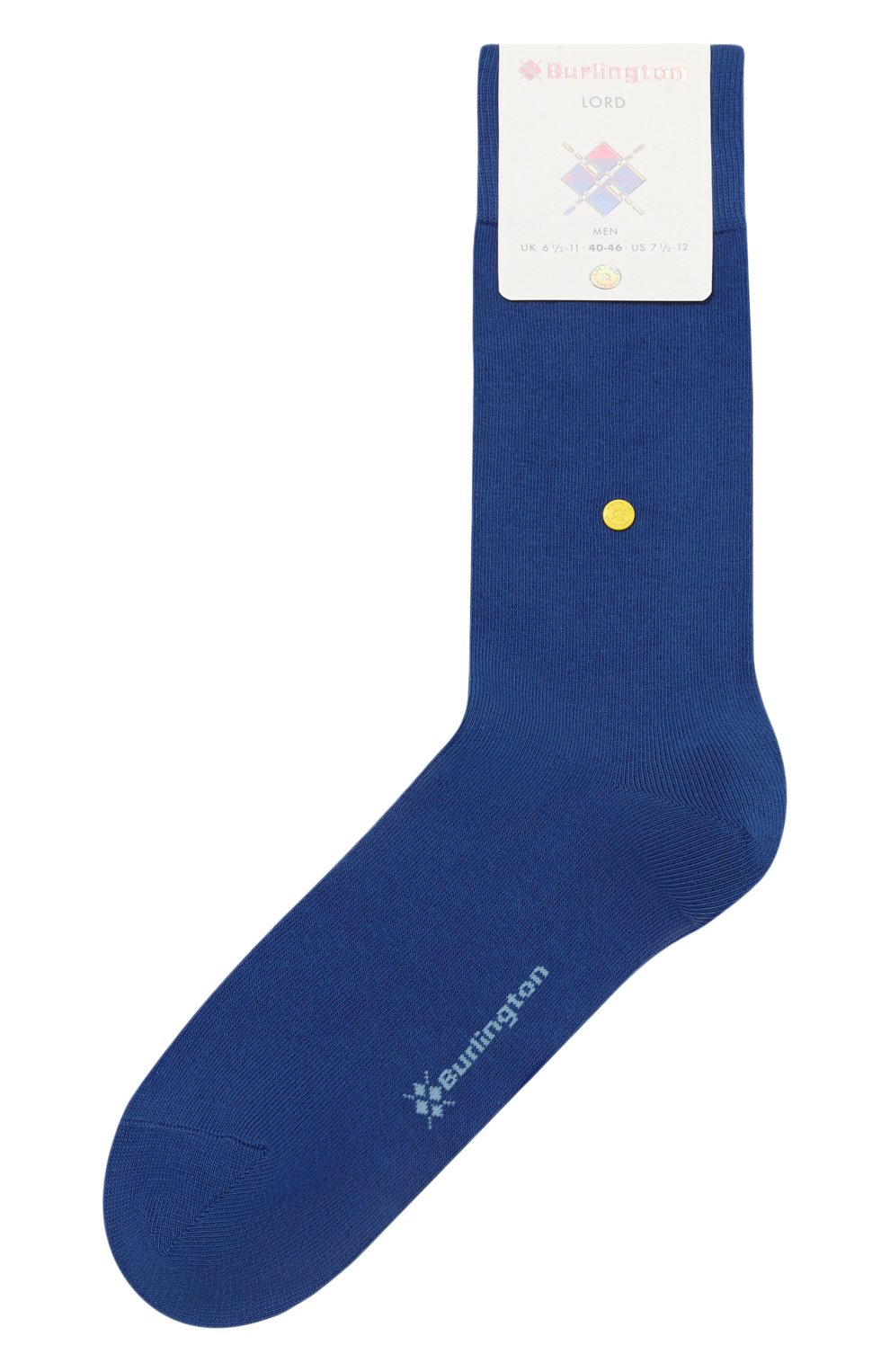 Мужские комплект из двух пар носков BURLINGTON синего цвета, арт. 21404 | Фото 4 (Материал сплава: Проставлено; Кросс-КТ: Носки; Нос: Не проставлено; Материал внешний: Хлопок)