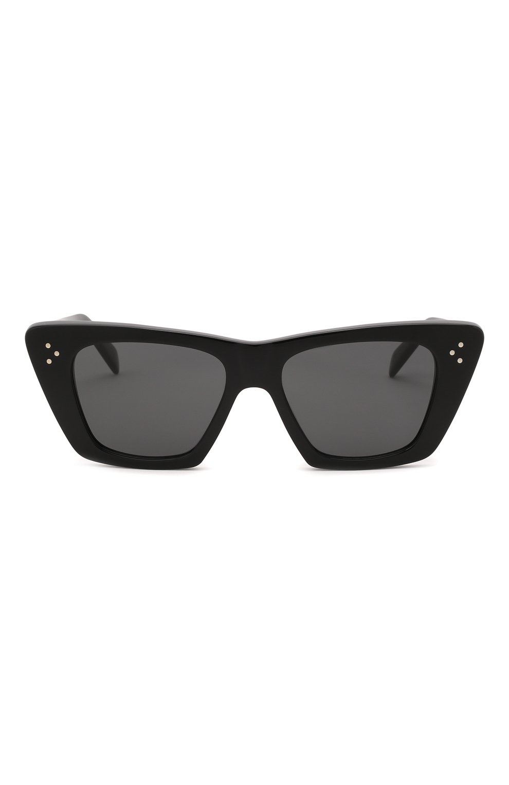 Женские солнцезащитные очки CELINE EYEWEAR черного цв ета, арт. CL40187I 01A | Фото 3 (Тип очков: С/з; Очки форма: Cat-eye)