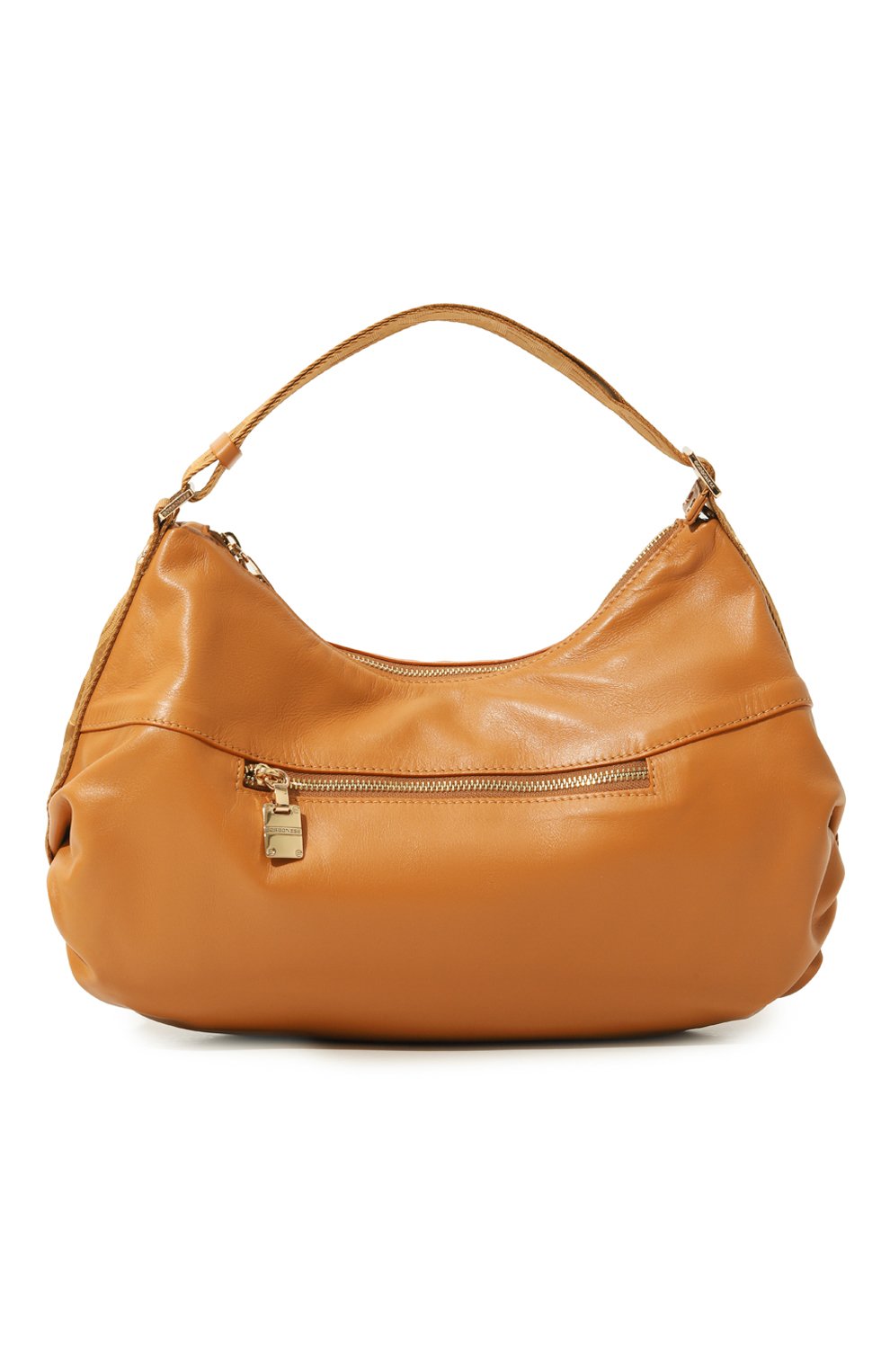 Женская сумка hobo medium BORBONESE бежевого цвета, арт. 924162 | Фото 6 (Сумки-технические: Сумки top-handle; Материал: Натуральная кожа)