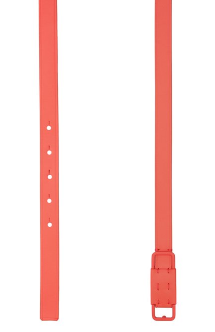 Женский кожаный ремень frame LORO PIANA кораллового цвета, арт. FAL6512 | Фото 2 (Кросс-КТ: Тонкие; Региональные ограничения белый список (Axapta Mercury): RU; Материал: Натуральная кожа)