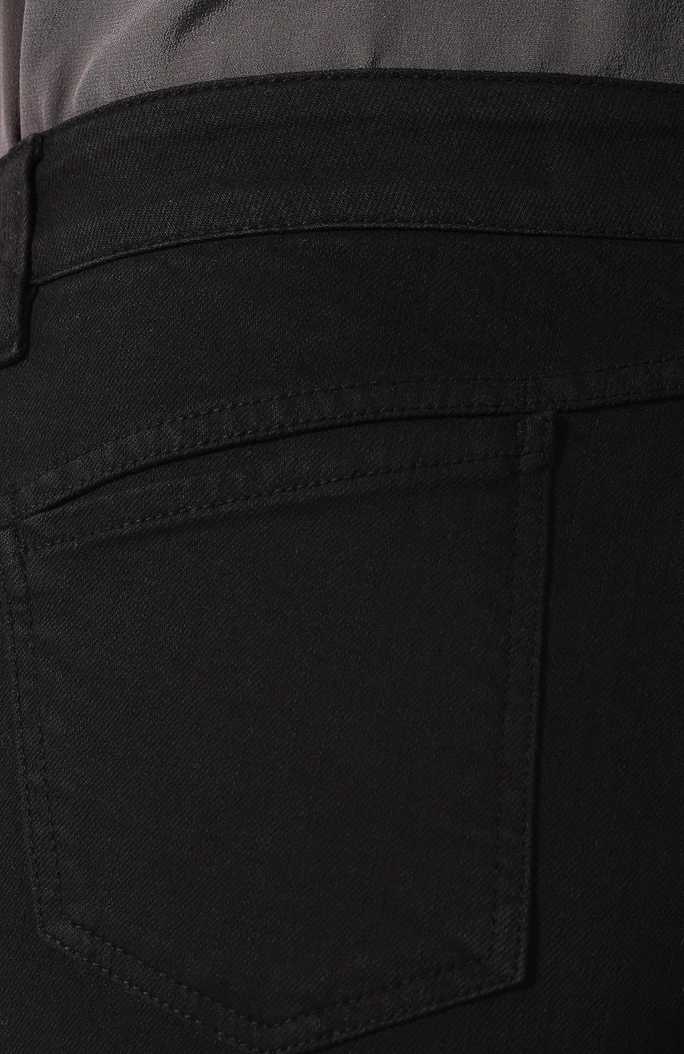 Женские джинсы-скинни TWO WOMEN IN THE WORLD черного цвета, арт. MARILYN CAF/UHLT4 | Фото 5 (Кросс-КТ: Деним; Длина (брюки, джинсы): Стандартные; Материал внешний: Хлопок; Силуэт Ж (брюки и джинсы): Узкие; Статус проверки: Проверена категория)