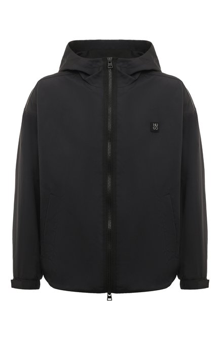 Мужская куртка HUGO черного цвета по цене 32900 руб., арт. 50505432 | Фото 1