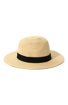 Женская шляпа fedora MELISSA ODABASH бежевого цвета, арт. FED0RA | Фото 1 (Материал сплава: Проставлено; Нос: Не проставлено; Материал: Растительное волокно)