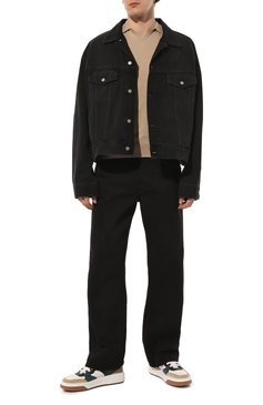 Мужские кожаные кеды bumper DSQUARED2 хаки цвета, арт. SNM0298 01504841 | Фото 2 (Материал внутренний: Натуральная кожа, Текстиль; Материал сплава: Проставлено; Нос: Не проставлено; Стили: Классический; Материал утеплителя: Без утеплителя; Подошва: Массивная; Драгоценные камни: Проставлено; Материал внешний: Замша)