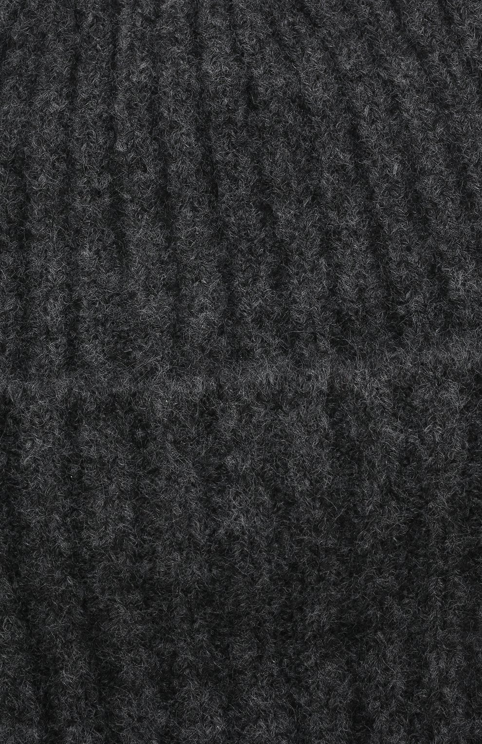 Женская шапка-балаклава NANUSHKA темно-серого цвета, арт. NU21FWHT01398 | Фото 4 (Материал: Текстиль, Шерсть, Синтетический материал; Женское Кросс-КТ: Балаклава)