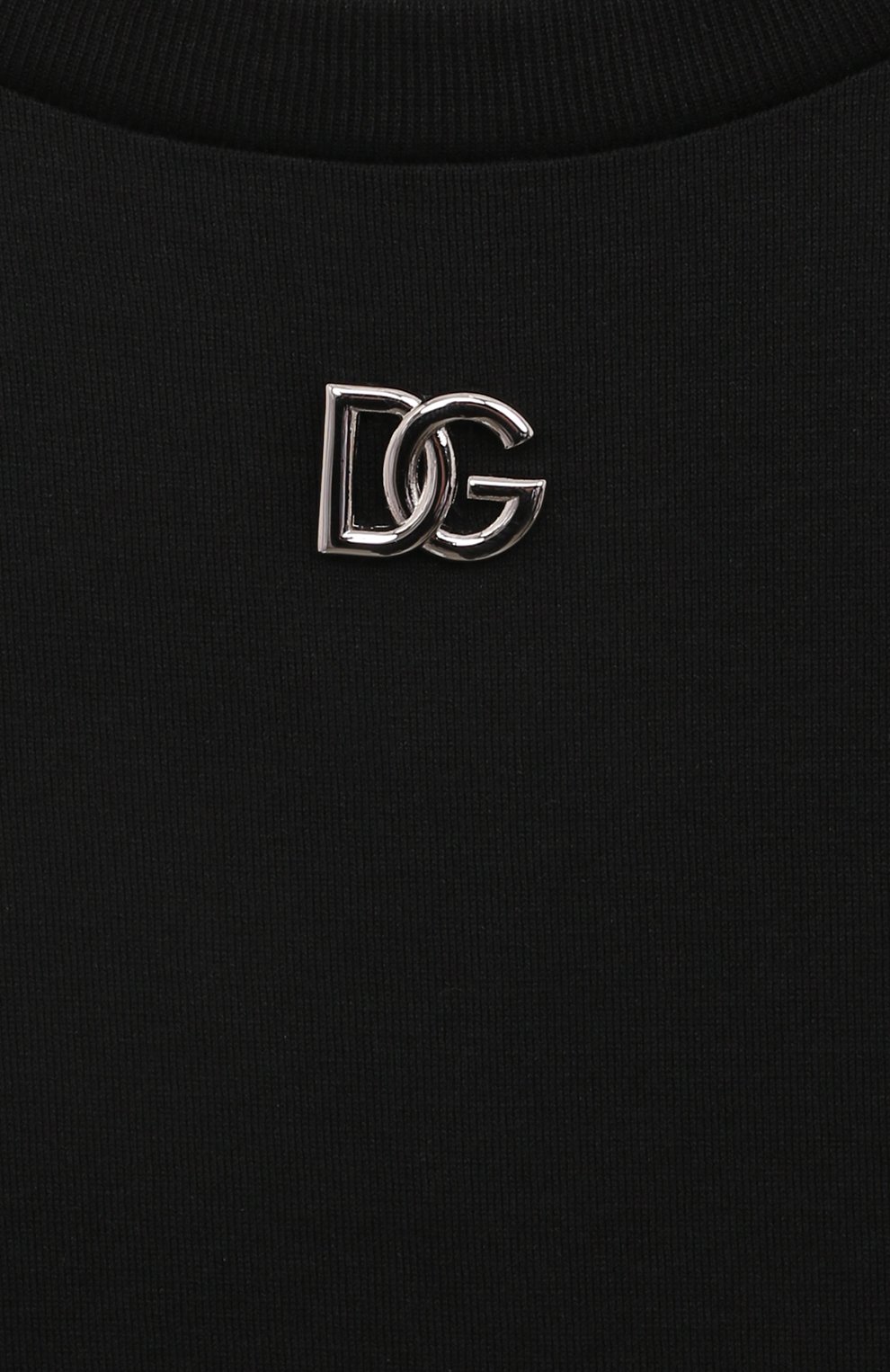Хлопковая футболка Dolce & Gabbana L5JTKT/G7I4L/2-6 Фото 3