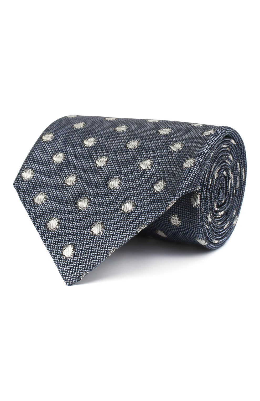 С принтом Tom Ford, Шелковый галстук Tom Ford, Италия, Синий, Шелк: 100%;, 11553285  - купить