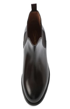 Женские кожаные ботинки SANTONI коричневого цвета, арт. WTUD55806SM0NLESS61 | Фото 5 (Подошва: Платформа; Каблук высота: Низкий; Материал внутренний: Натуральная кожа; Региональные ограничения белый список (Axapta Mercury): RU; Материал утеплителя: Без утеплителя; Женское Кросс-КТ: Челси-ботинки; ширина носка стельки: 8,2, 8,4, 8,5, 8,8; Длина стельки: 23,9, 24,3, 24,6, 24,9, 25,3, 25,6, 25,9, 26,3, 26,6, 27,2; толщина подошвы: 2,2; высота каблука: 3,8)