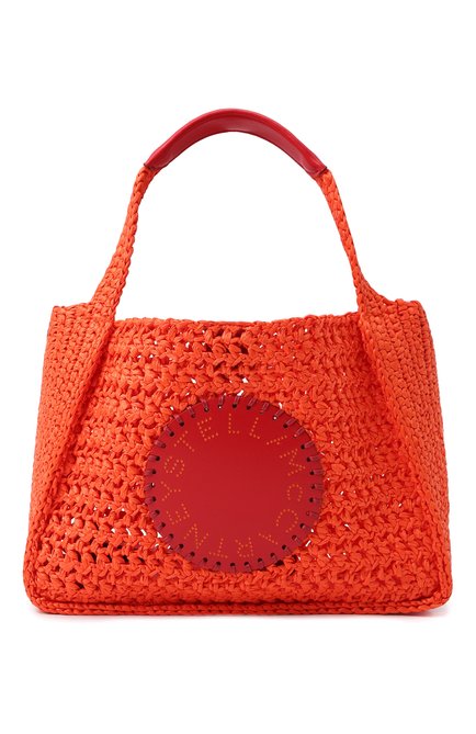 Женский сумка-тоут stella logo small STELLA MCCARTNEY оранжевого цвета по цене 112000 руб., арт. 513860/W70018 | Фото 1