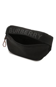 Мужская текстильная поясная сумка BURBERRY черного цвета, арт. 8025668 | Фото 4 (Случай: Повседневный; Размер: medium; Материал: Текстиль)