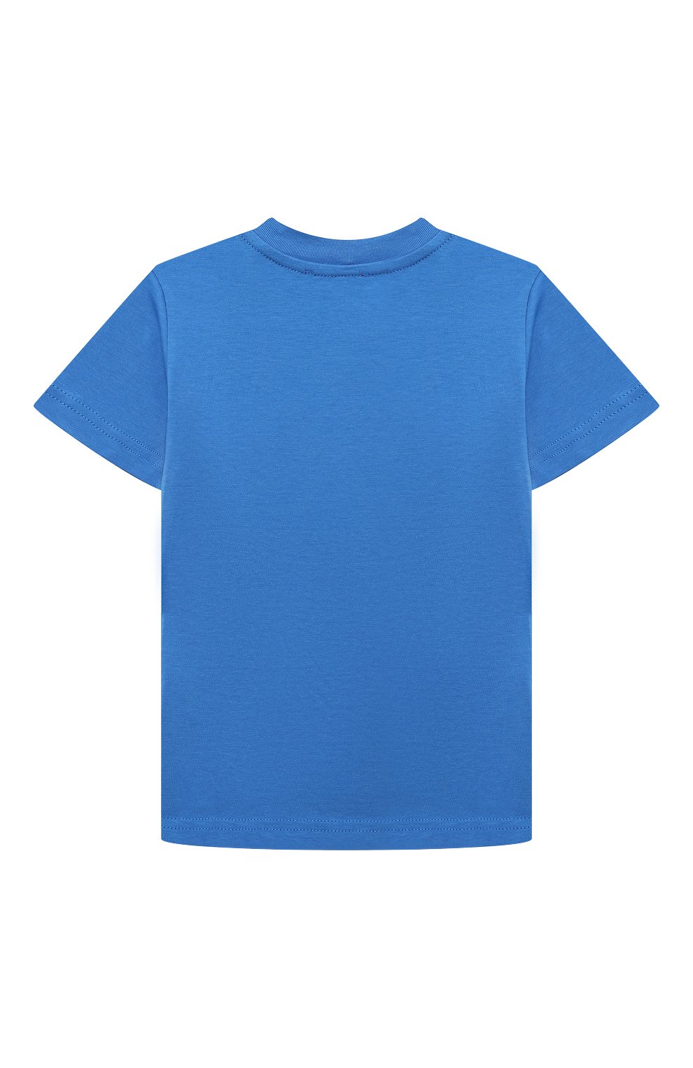 Детский хлопковая футболка DIESEL синего цвета, арт. K00347/00YI9 | Фото 2 (Материал сплава: Проставлено; Нос: Не проставлено; Материал внешний: Хлопок)