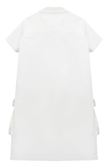 Мужского хлопковое платье DSQUARED2 белого цвета, арт. DQ1526/D0A38 | Фото 2 (Рукава: Короткие; Материал внешний: Хлопок)