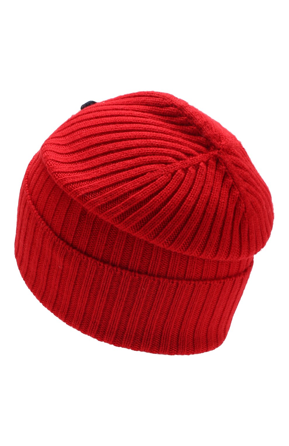 Мужская шерстяная шапка MONCLER красного цвета, арт. E1-091-99239-00-A9006 | Фото 2 (Материал: Текстиль, Шерсть; Кросс-КТ: Трикотаж)