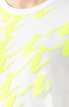 Женская хлопковая футболка ICEBERG белого цвета, арт. 20E I2S0/F021/4157 | Фото 5 (Рукава: Короткие; Длина (для топов): Стандартные; Принт: С принтом; Материал внешний: Хлопок; Женское Кросс-КТ: Футболка-одежда; Стили: Кэжуэл)