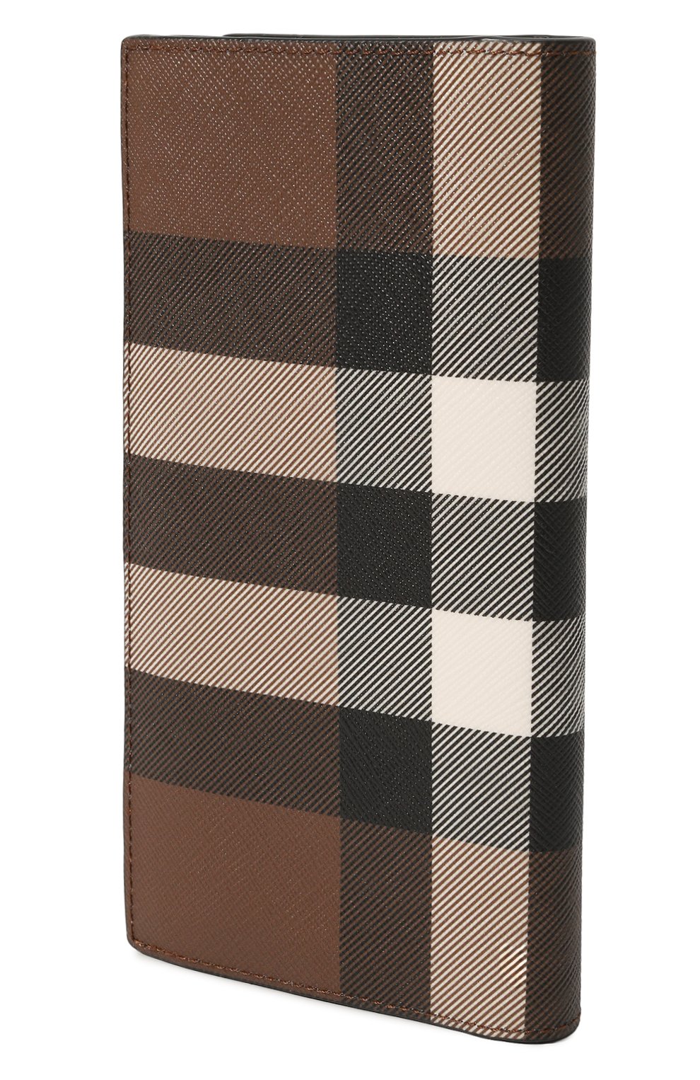 Мужской портмоне BURBERRY коричневого цвета, арт. 8039004 | Фото 2 (Материал: Экокожа; Материал спл�ава: Проставлено; Нос: Не проставлено)