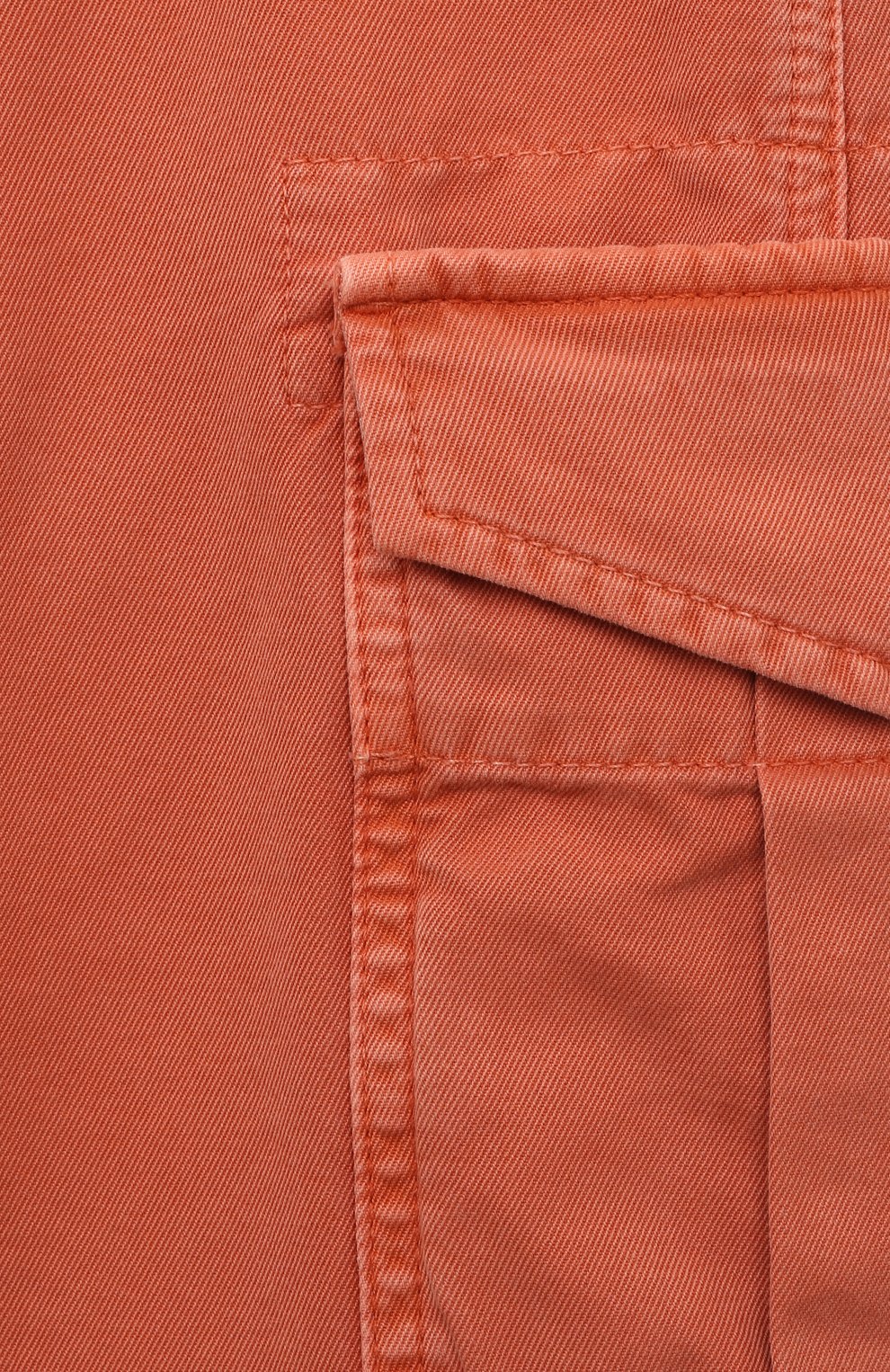 Детские хлопковые шорты BRUNELLO CUCINELLI оранжевого цвета, арт. B252WP900B | Фото 3 (Случай: Повседневный; Материал внешний: Хлопок)