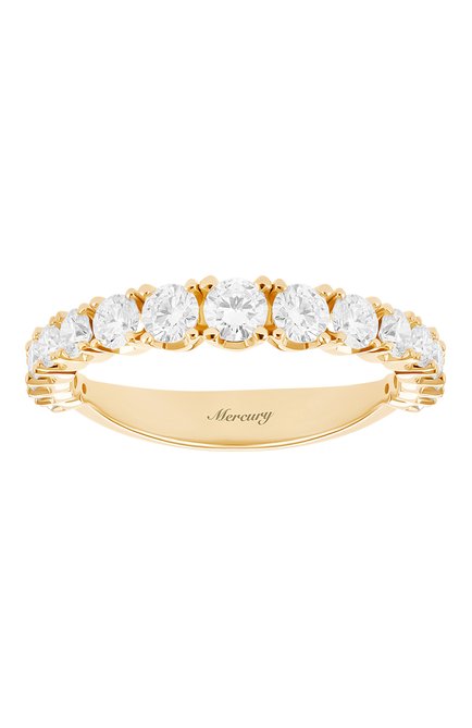 Женские кольцо MERCURY бесцветного цвета, арт. MR12881/RG/17RD | Фото 2 (Материал сплава: Розовое золото; Драгоценные камни: Бриллианты)