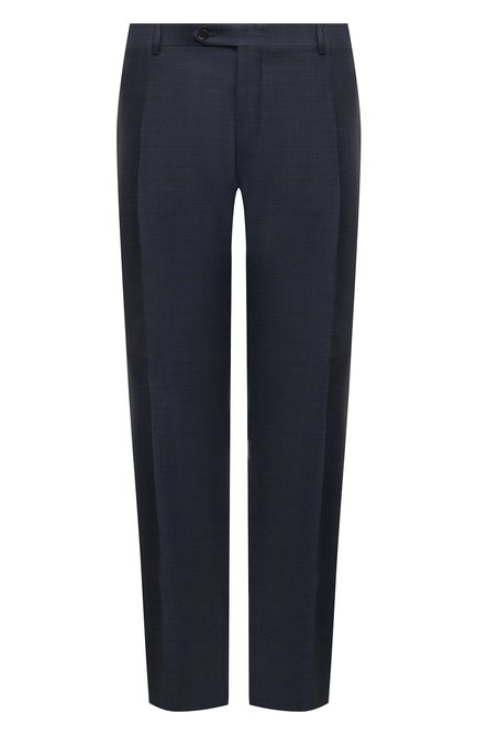 Мужские шерстяные брюки CANALI темно-синего цвета по цене 46450 руб., арт. 71019/AA02524/60-64 | Фото 1