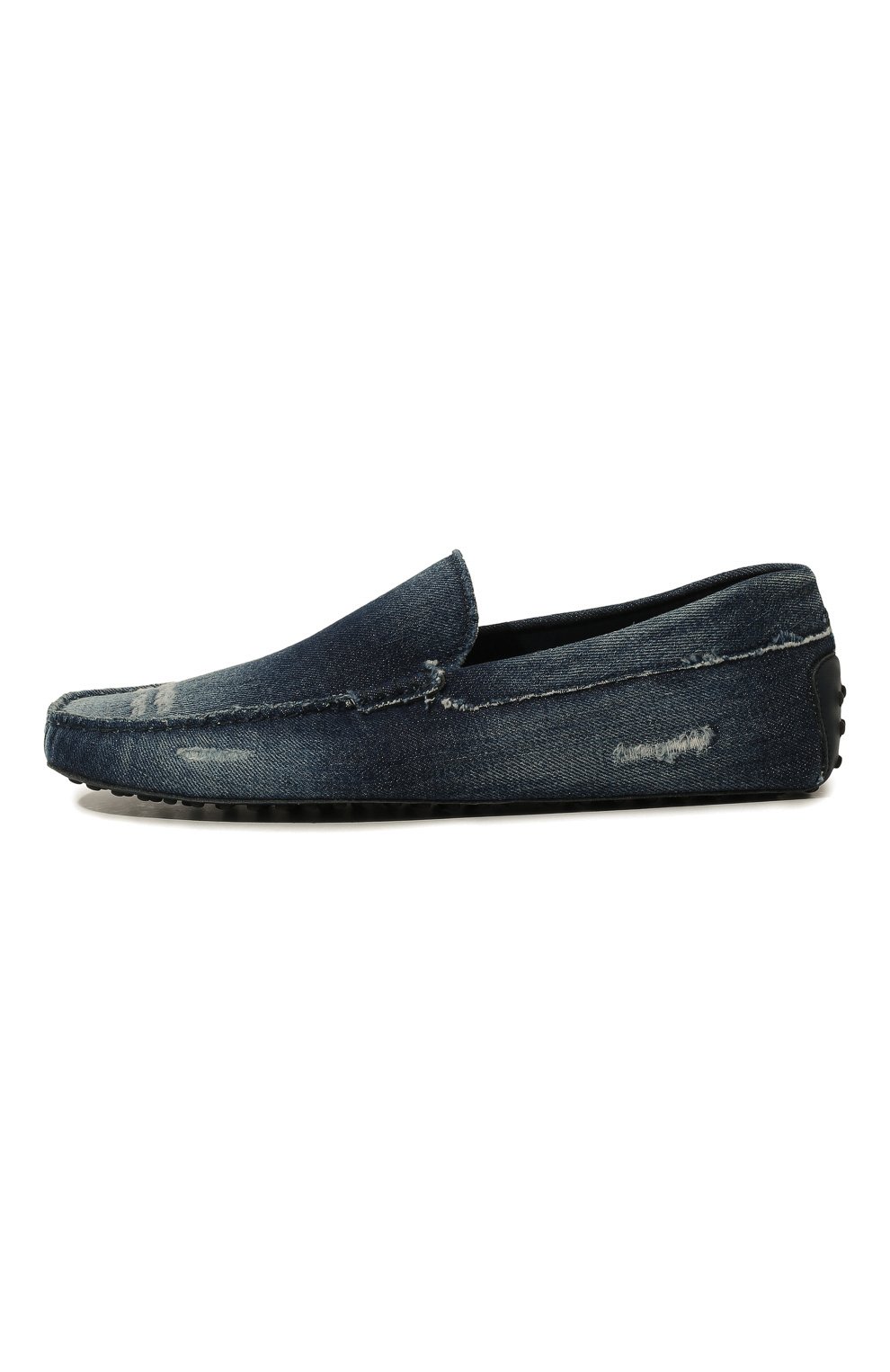 Мужские текстильные мокасины TOD’S синего цвета, арт. XXM0GW0X920IUB | Фото 4 (Материал внешний: Текстиль; Материал внутренний: Не назначено, Натуральная кожа; Материал сплава: Проставлено; Нос: Не проставлено; Стили: Кэжуэл; Статус проверки: Проверена категория; Длина стельки: 29, 29,4, 29,8, 30,3, 30,7, 31,1, 31,5, 24,8, 25,2, 25,7, 26,1, 26,5, 26,9, 27,4, 27,8, 28,2, 28,6)
