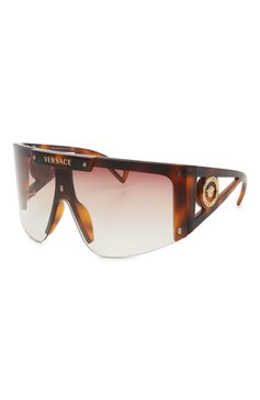 Женские солнцезащитные очки VERSACE коричневого цвета, арт. 4393-52171W | Фото 7 (Региональные ограничения белый список (Axapta Mercury): RU; Тип очков: С/з; Очки форма: Маска; Оптика Гендер: оптика-женское)