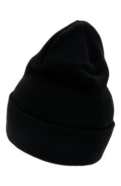 Женская шерстяная шапка WOOLRICH черного цвета, арт. CFWWAC0104FR/UF0428 | Фото 3 (Материал: Текстиль, Шерсть)