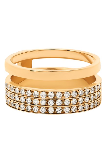 Женские кольцо REPOSSI бесцветного цвета, арт. RMO2BAPG00000 | Фото 1 (Драгоценные камни: Бриллианты; Материал сплава: Розовое золото)