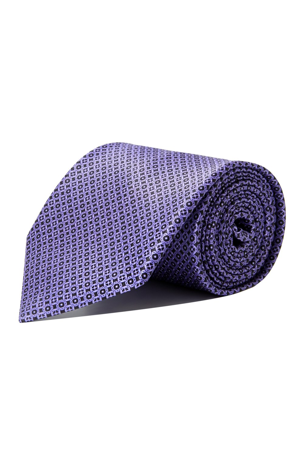 Мужской шелковый галстук STEFANO RICCI фиолетового цвета, арт. CH/45026 | Фото 1 (Принт: С принтом; Материал: Текстиль, Шелк; Материал сплава: Проставлено; Нос: Не проставлено)