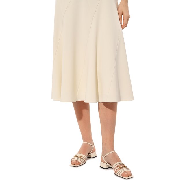 фото Кожаные босоножки gucci