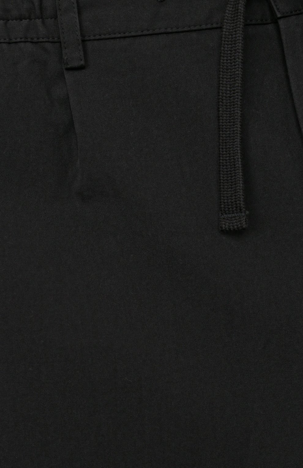 Детские хлопковые брюки DOLCE & GABBANA черного цвета, арт. L43P32/FUFIP/2-6 | Фото 3 (Случай: Повседневный; Материал сплава: Проставлено; Нос: Не проставлено; Материал внешний: Хлопок)