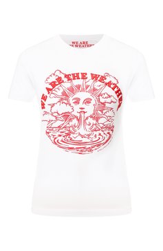 Женская белая хлопковая футболка STELLA MCCARTNEY купить в интернет ...