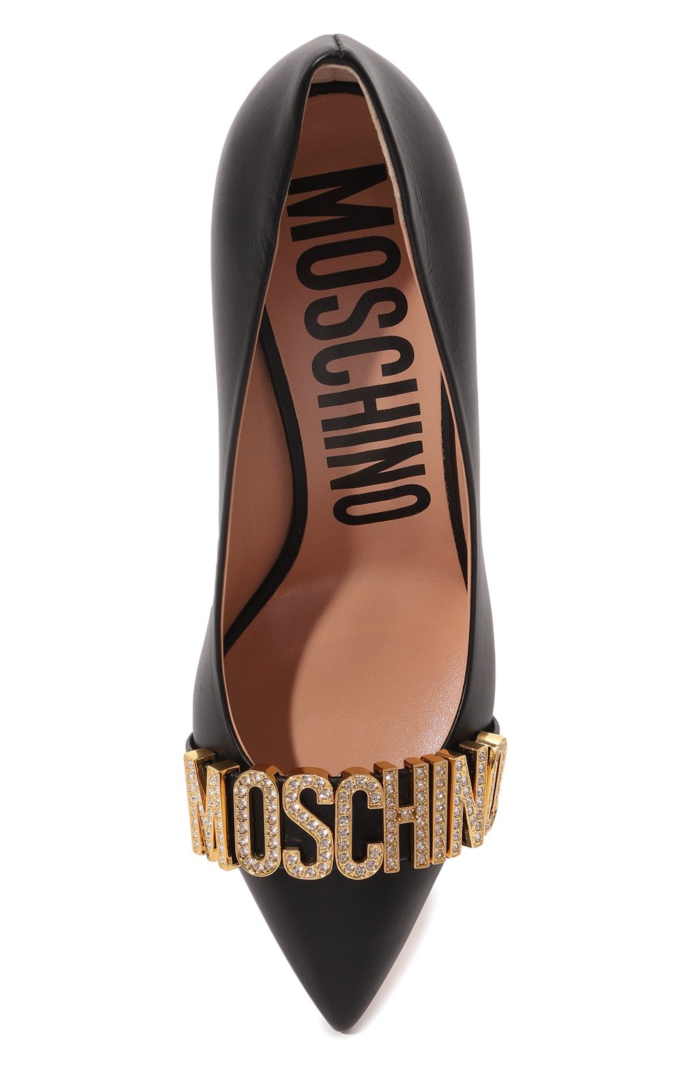 Кожаные туфли Moschino  MA10088C1G/MF0 Фото 6