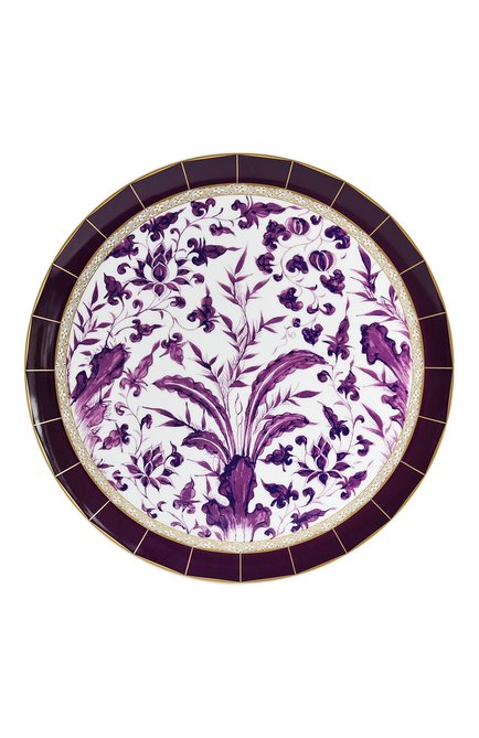 Блюдо для торта prunus BERNARDAUD фиолетового цвета по цене 37750 руб., арт. 1831/21267 | Фото 1