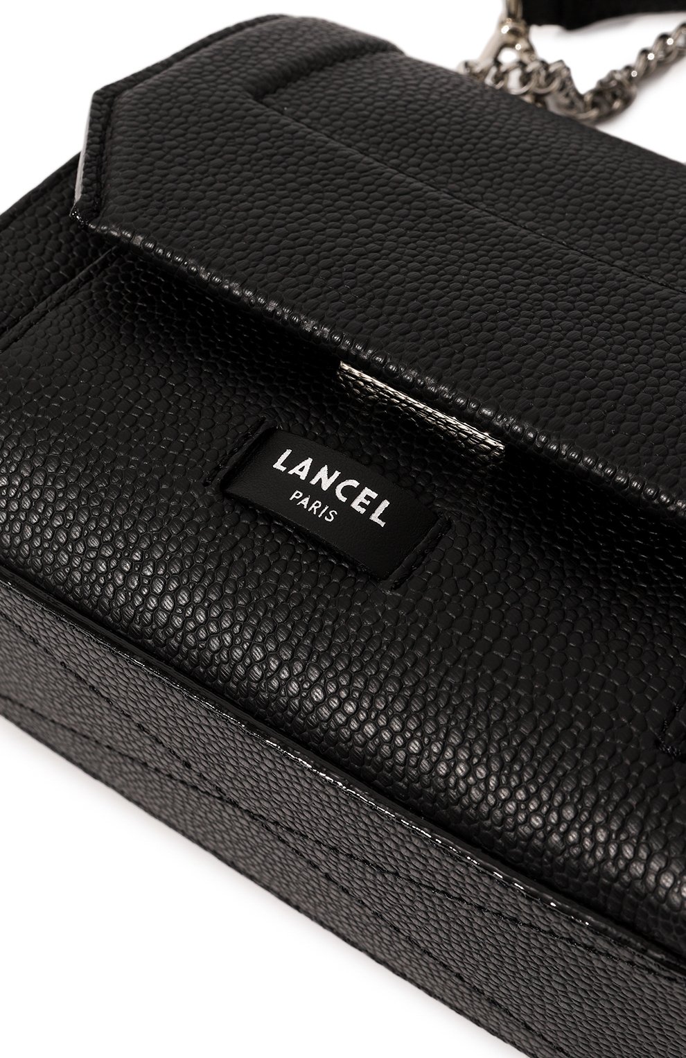 Женская сумка ninon s LANCEL черного цвета, арт. A09221 | Фото 3 (Сумки-технические: Сумки top-handle; Материал: Натуральная кожа)
