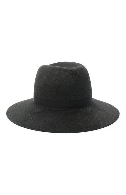 Женская фетровая шляпа LORO PIANA серого цвета, арт. FAL4644 | Фото 2 (Материал: Шерсть, Текстиль; Региональные ограничения белый список (Axapta Mercury): RU)