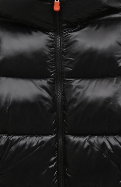 Детская утепленная куртка SAVE THE DUCK черного цвета, арт. J45510G/MILLIE/LUCK17/4-8 | Фото 3 (Рукава: Длинные; Кросс-КТ: Утепленный; Материал внешний: Синтетический материал; Материал сплава: Проставлено; Материа л подклада: Синтетический материал; Драгоценные камни: Проставлено)